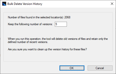 Clean Up Versions in SharePoint